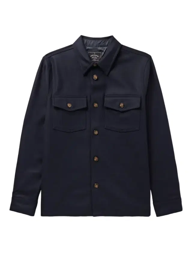 Portuguese Flannel Wool-Tweed Overshirt - Men