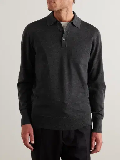 MR P. Merino Wool Polo Shirt - Men | Thumbnail 3