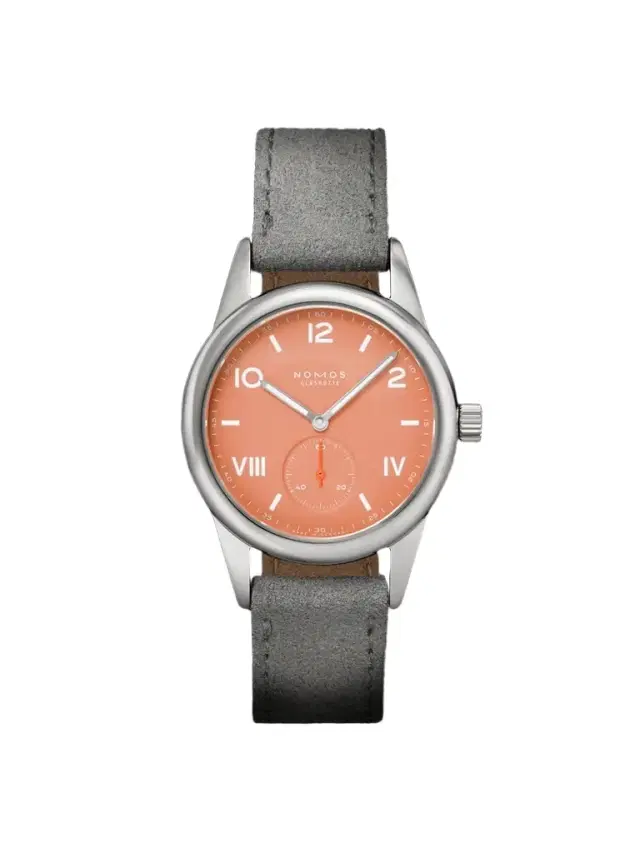 Club Campus Hand-Wound 38.5mm Stainless Steel and Suede Watch, Ref. No. 725 - Men