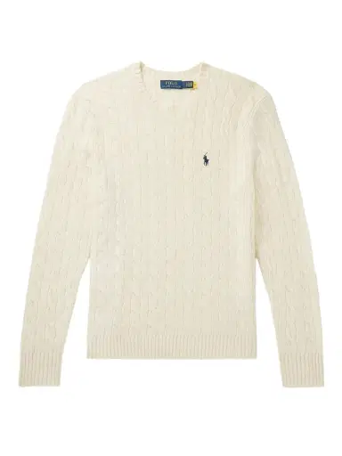 Polo Ralph Lauren Slim-Fit Cable-Knit Wool and Cashmere-Blend Sweater - Men | Thumbnail 1 Polo Ralph Lauren Slim-Fit Cable-Knit Wool and Cashmere-Blend Sweater - Men | Thumbnail 1