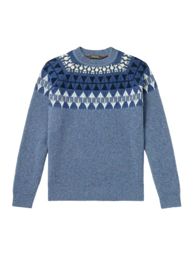 Loro Piana Fair Isle Cashmere Sweater - Men