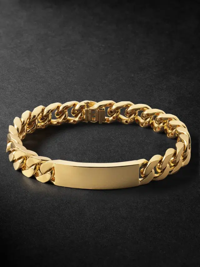 SHAY 18-Karat Gold Chain Bracelet - Men