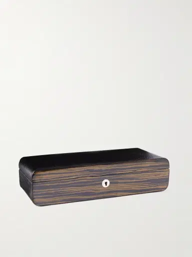 Rapport London Mayfair Wood 5-Piece Watch Box - Men | Thumbnail 2 Rapport London Mayfair Wood 5-Piece Watch Box - Men | Thumbnail 2