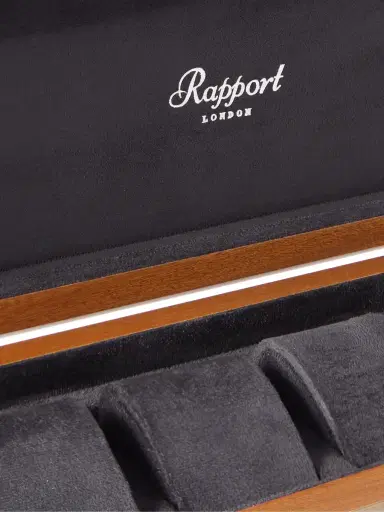 Rapport London Mayfair Wood 5-Piece Watch Box - Men | Thumbnail 3 Rapport London Mayfair Wood 5-Piece Watch Box - Men | Thumbnail 3