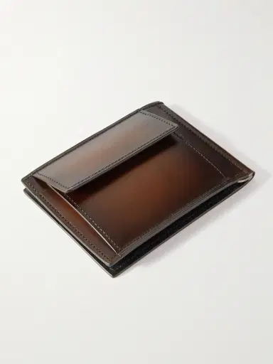 Berluti Figure Scritto Venezia Leather Bifold Wallet with Money Clip - Men | Thumbnail 2 Berluti Figure Scritto Venezia Leather Bifold Wallet with Money Clip - Men | Thumbnail 2