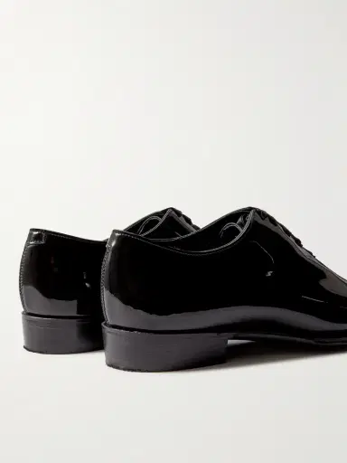 George Cleverley Merlin Whole-Cut Patent-Leather Oxford Shoes - Men | Thumbnail 5