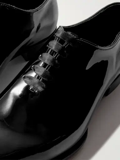George Cleverley Merlin Whole-Cut Patent-Leather Oxford Shoes - Men | Thumbnail 6
