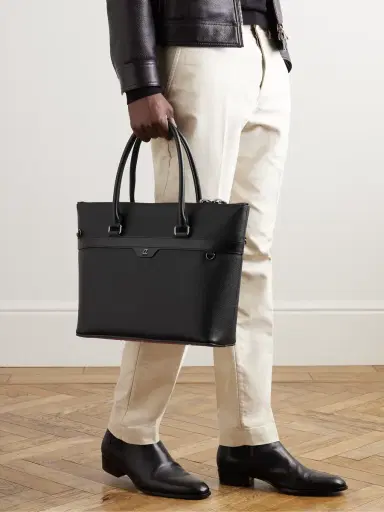 Christian Louboutin Kabiker 2.0 Rubber-Trimmed Full-Grain Leather Tote Bag - Men | Thumbnail 2 Christian Louboutin Kabiker 2.0 Rubber-Trimmed Full-Grain Leather Tote Bag - Men | Thumbnail 2