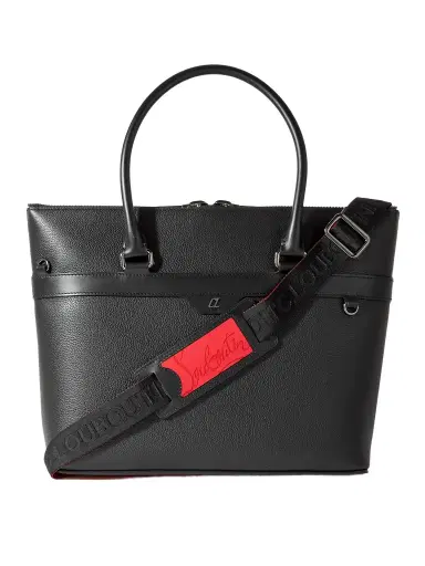 Christian Louboutin Kabiker 2.0 Rubber-Trimmed Full-Grain Leather Tote Bag - Men | Thumbnail 1 Christian Louboutin Kabiker 2.0 Rubber-Trimmed Full-Grain Leather Tote Bag - Men | Thumbnail 1