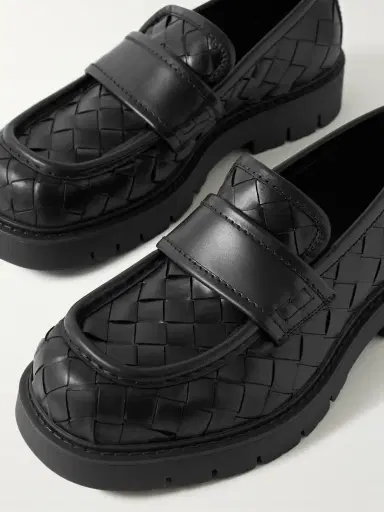 Bottega Veneta Haddock Intrecciato Leather Loafers - Men | Thumbnail 6 Bottega Veneta Haddock Intrecciato Leather Loafers - Men | Thumbnail 6