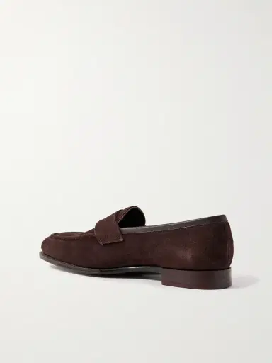 George Cleverley Bradley II Suede Penny Loafers - Men | Thumbnail 5 George Cleverley Bradley II Suede Penny Loafers - Men | Thumbnail 5