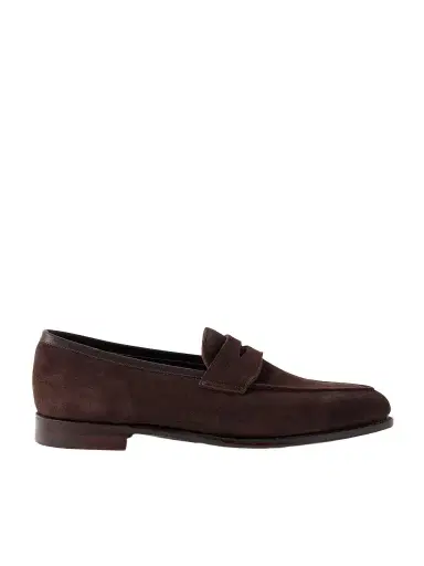 George Cleverley Bradley II Suede Penny Loafers - Men | Thumbnail 1 George Cleverley Bradley II Suede Penny Loafers - Men | Thumbnail 1