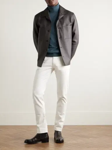 Loro Piana Wish® Virgin Wool Rollneck Sweater - Men | Thumbnail 2 Loro Piana Wish® Virgin Wool Rollneck Sweater - Men | Thumbnail 2