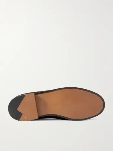 J.M. Weston 180 Moccasin Suede Penny Loafers - Men | Thumbnail 3 J.M. Weston 180 Moccasin Suede Penny Loafers - Men | Thumbnail 3