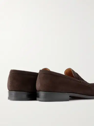 J.M. Weston 180 Moccasin Suede Penny Loafers - Men | Thumbnail 5 J.M. Weston 180 Moccasin Suede Penny Loafers - Men | Thumbnail 5