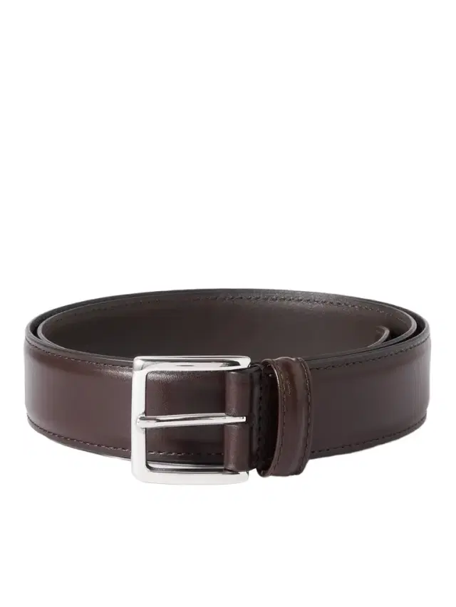 3.5cm Leather Belt - Men