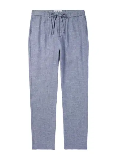 Frescobol Carioca Oscar Straight-Leg Linen and Cotton-Blend Drawstring Trousers - Men | Thumbnail 1