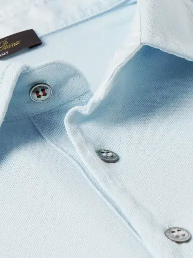 Loro Piana Cotton-Piqué Polo Shirt - Men | Thumbnail 5