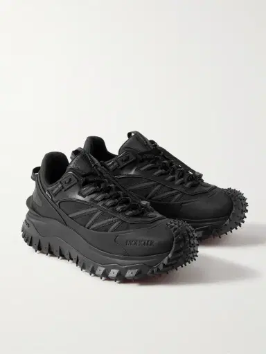 Moncler Trailgrip GTX Leather-Trimmed Ripstop and Canvas Sneakers - Men | Thumbnail 4 Moncler Trailgrip GTX Leather-Trimmed Ripstop and Canvas Sneakers - Men | Thumbnail 4