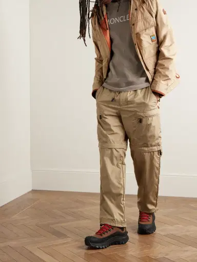 Moncler Grenoble Straight-Leg Convertible Ripstop Drawstring Cargo Trousers - Men | Thumbnail 2 Moncler Grenoble Straight-Leg Convertible Ripstop Drawstring Cargo Trousers - Men | Thumbnail 2