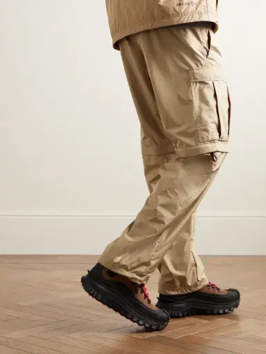 Moncler Grenoble Straight-Leg Convertible Ripstop Drawstring Cargo Trousers - Men | Thumbnail 4 Moncler Grenoble Straight-Leg Convertible Ripstop Drawstring Cargo Trousers - Men | Thumbnail 4