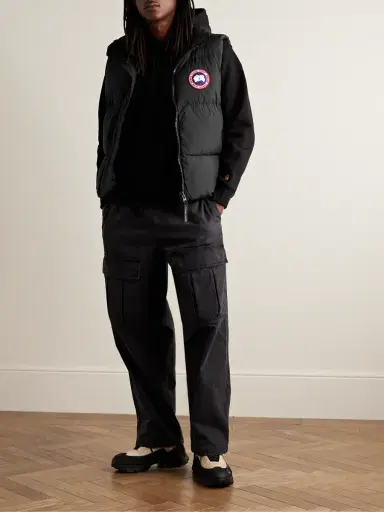 Canada Goose Lawrence Slim-Fit Logo-Appliquéd Quilted Enduraluxe® Down Gilet - Men | Thumbnail 2 Canada Goose Lawrence Slim-Fit Logo-Appliquéd Quilted Enduraluxe® Down Gilet - Men | Thumbnail 2