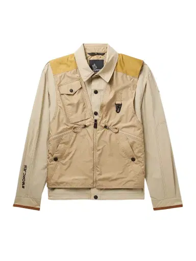 Moncler Grenoble Combal Logo-Appliquéd Alcantara®-Trimmed Layered Ripstop Jacket - Men | Thumbnail 1 Moncler Grenoble Combal Logo-Appliquéd Alcantara®-Trimmed Layered Ripstop Jacket - Men | Thumbnail 1