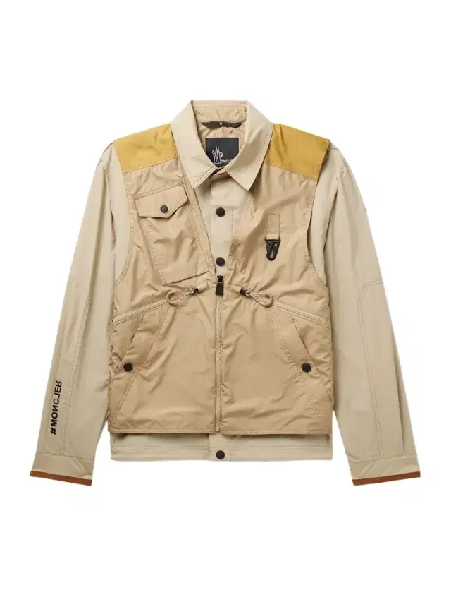 Moncler Grenoble Combal Logo-Appliquéd Alcantara®-Trimmed Layered Ripstop Jacket - Men
