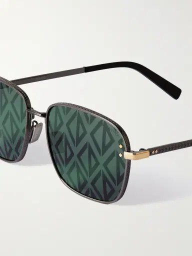 DIOR Eyewear CD Diamond S4U Geometric Silver-Tone and Tortoiseshell Acetate Sunglasses - Men | Thumbnail 3