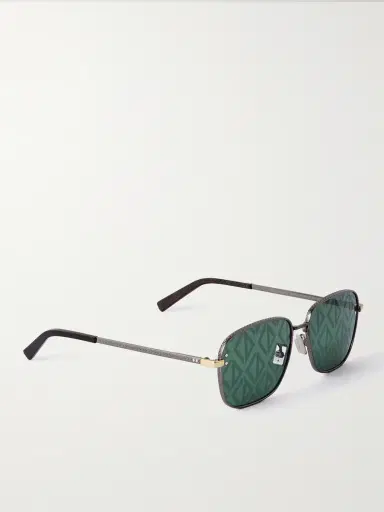 DIOR Eyewear CD Diamond S4U Geometric Silver-Tone and Tortoiseshell Acetate Sunglasses - Men | Thumbnail 4