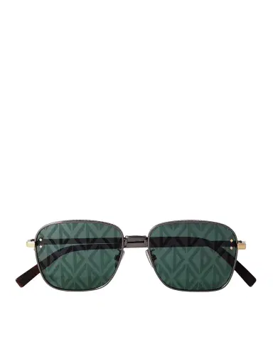 DIOR Eyewear CD Diamond S4U Geometric Silver-Tone and Tortoiseshell Acetate Sunglasses - Men | Thumbnail 1
