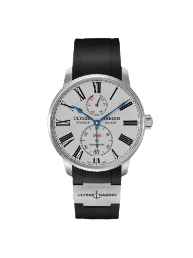 Ulysse Nardin Marine Torpilleur Automatic Stainless Steel Watch, Ref. 1183-310-7M/40 - Men | Thumbnail 1 Ulysse Nardin Marine Torpilleur Automatic Stainless Steel Watch, Ref. 1183-310-7M/40 - Men | Thumbnail 1