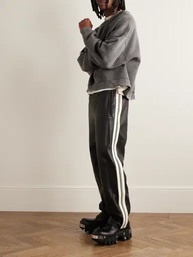 Acne Studios Fester U Garment-Dyed Cotton-Jersey Sweatshirt - Men | Thumbnail 2