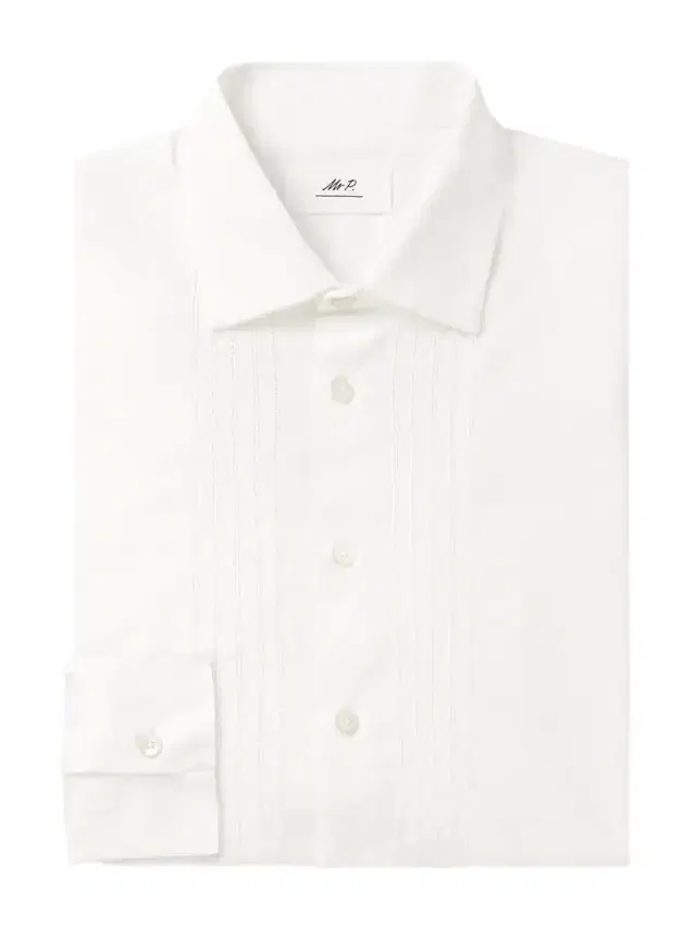 Cutaway-Collar Embroidered Cotton-Poplin Tuxedo Shirt - Men