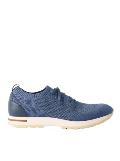Loro Piana 360 Flexy Leather-Trimmed Knitted Wish® Wool Sneakers - Men | Thumbnail 1 Loro Piana 360 Flexy Leather-Trimmed Knitted Wish® Wool Sneakers - Men | Thumbnail 1
