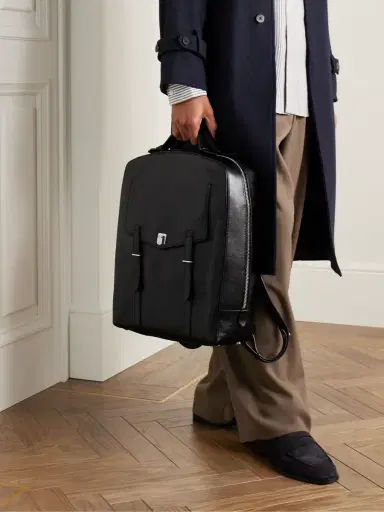 Métier Rider Full-Grain Leather Backpack - Men | Thumbnail 6 Métier Rider Full-Grain Leather Backpack - Men | Thumbnail 6