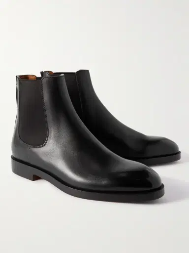 Zegna Torino Leather Chelsea Boots - Men | Thumbnail 4 Zegna Torino Leather Chelsea Boots - Men | Thumbnail 4