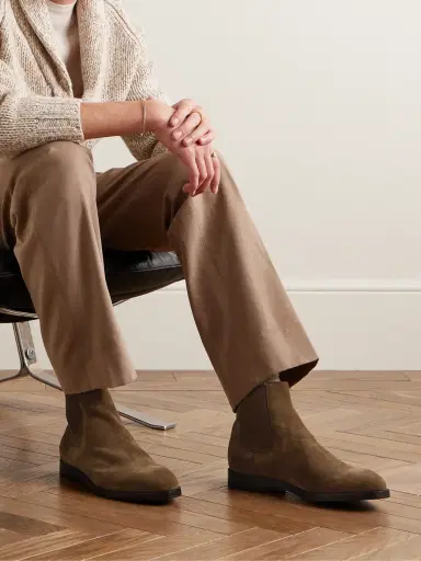 Zegna Torino Suede Chelsea Boots - Men | Thumbnail 2 Zegna Torino Suede Chelsea Boots - Men | Thumbnail 2