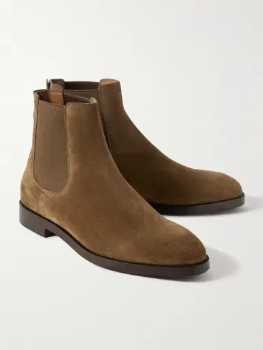 Zegna Torino Suede Chelsea Boots - Men | Thumbnail 4 Zegna Torino Suede Chelsea Boots - Men | Thumbnail 4