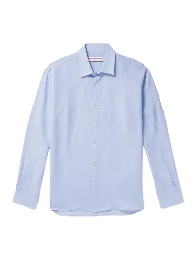 Orlebar Brown Justin Linen Shirt - Men | Thumbnail 1 Orlebar Brown Justin Linen Shirt - Men | Thumbnail 1