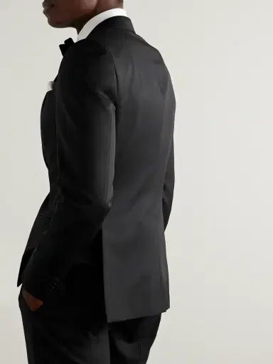 Zegna Slim-Fit Satin-Trimmed Wool and Mohair-Blend Tuxedo Jacket - Men | Thumbnail 3 Zegna Slim-Fit Satin-Trimmed Wool and Mohair-Blend Tuxedo Jacket - Men | Thumbnail 3