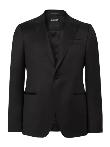 Zegna Slim-Fit Satin-Trimmed Wool and Mohair-Blend Tuxedo Jacket - Men | Thumbnail 1 Zegna Slim-Fit Satin-Trimmed Wool and Mohair-Blend Tuxedo Jacket - Men | Thumbnail 1