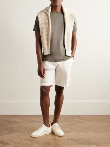 Zegna Slim-Fit Logo-Embroidered Cotton-Jersey T-Shirt - Men | Thumbnail 2 Zegna Slim-Fit Logo-Embroidered Cotton-Jersey T-Shirt - Men | Thumbnail 2