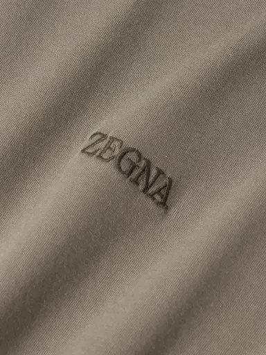 Zegna Slim-Fit Logo-Embroidered Cotton-Jersey T-Shirt - Men | Thumbnail 5 Zegna Slim-Fit Logo-Embroidered Cotton-Jersey T-Shirt - Men | Thumbnail 5