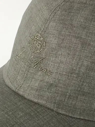 Loro Piana Logo-Embroidered Linen Baseball Cap - Men | Thumbnail 4