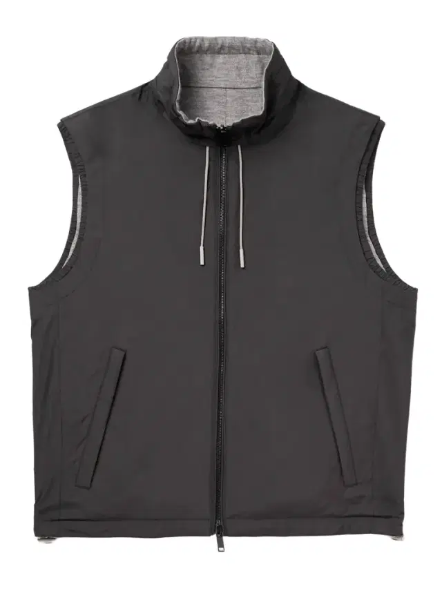Reversible Micofibre and Cashmere, Cotton and Silk-Blend Twill Gilet - Men