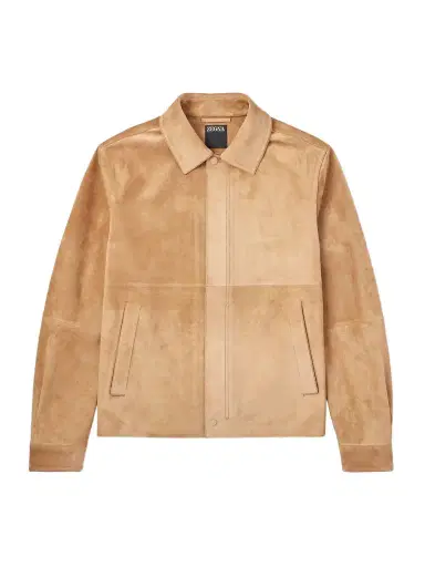 Zegna Suede Jacket - Men | Thumbnail 1 Zegna Suede Jacket - Men | Thumbnail 1