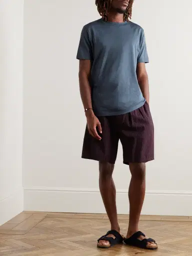 Sunspel Slim-Fit Cotton-Jersey T-Shirt - Men | Thumbnail 2