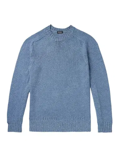 Zegna Silk, Cashmere and Linen-Blend Sweater - Men | Thumbnail 1