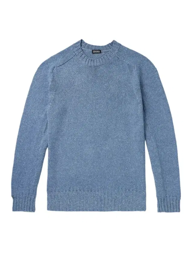 Silk, Cashmere and Linen-Blend Sweater - Men